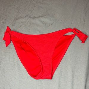 Red bathing suit bottom